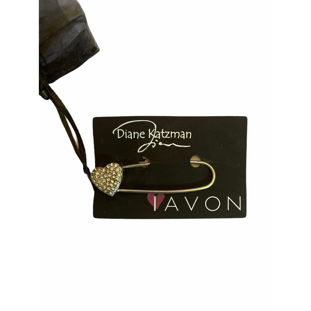 Avon Diane Katzman heart pin NEW!
